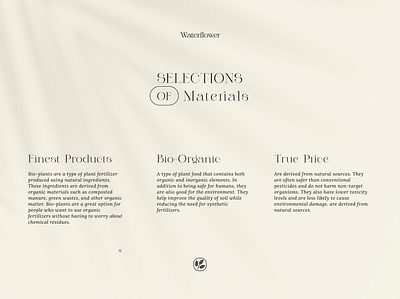 Waterflower branding brochure clean design graphic design illustration logo minimalism minimalist stefanbabalau typography ui ux vector web