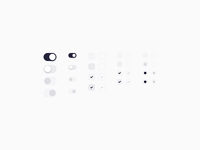 UIX Design System #2 - Switches, Checkboxes, Radio Buttons