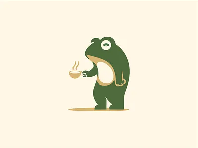 Kodok Amat ! brand frog illustration logo logodesign vector
