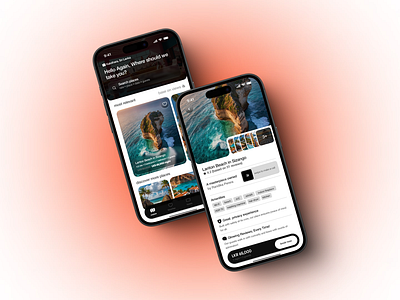 Hotel booking Mobile App branding design figma hotelbookingapp leonardoai travelapp ui ux