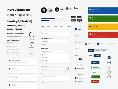 Design System Web UI Component Collection collection color styles cover design systems figma text styles theming ui ui components ux web web components