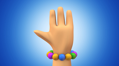 3D Gesture of Peace 3d animation clean design emoji finger hand like peace render soft