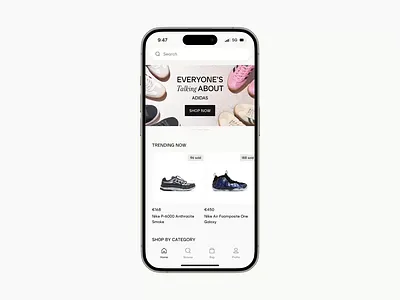 Laced: Sneakers, Apparel & More app apparel design ecommerce ios shopping sneakers ui
