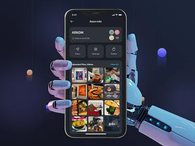 Social Media App dark mode figma graphic design mobile mobile app mobile app design motion graphics social media ui ui ux ui ux design ux