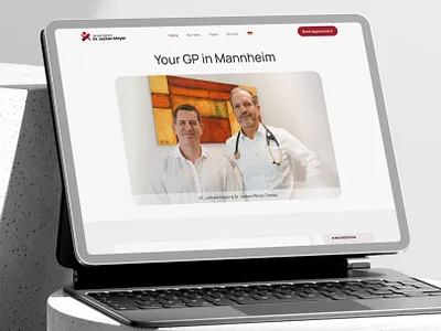 Dr. Jochen Mayer Clinic clinic doctor figma heath hospital landing page medicine clinic ui ui ux ui ux design ux web design webflow website