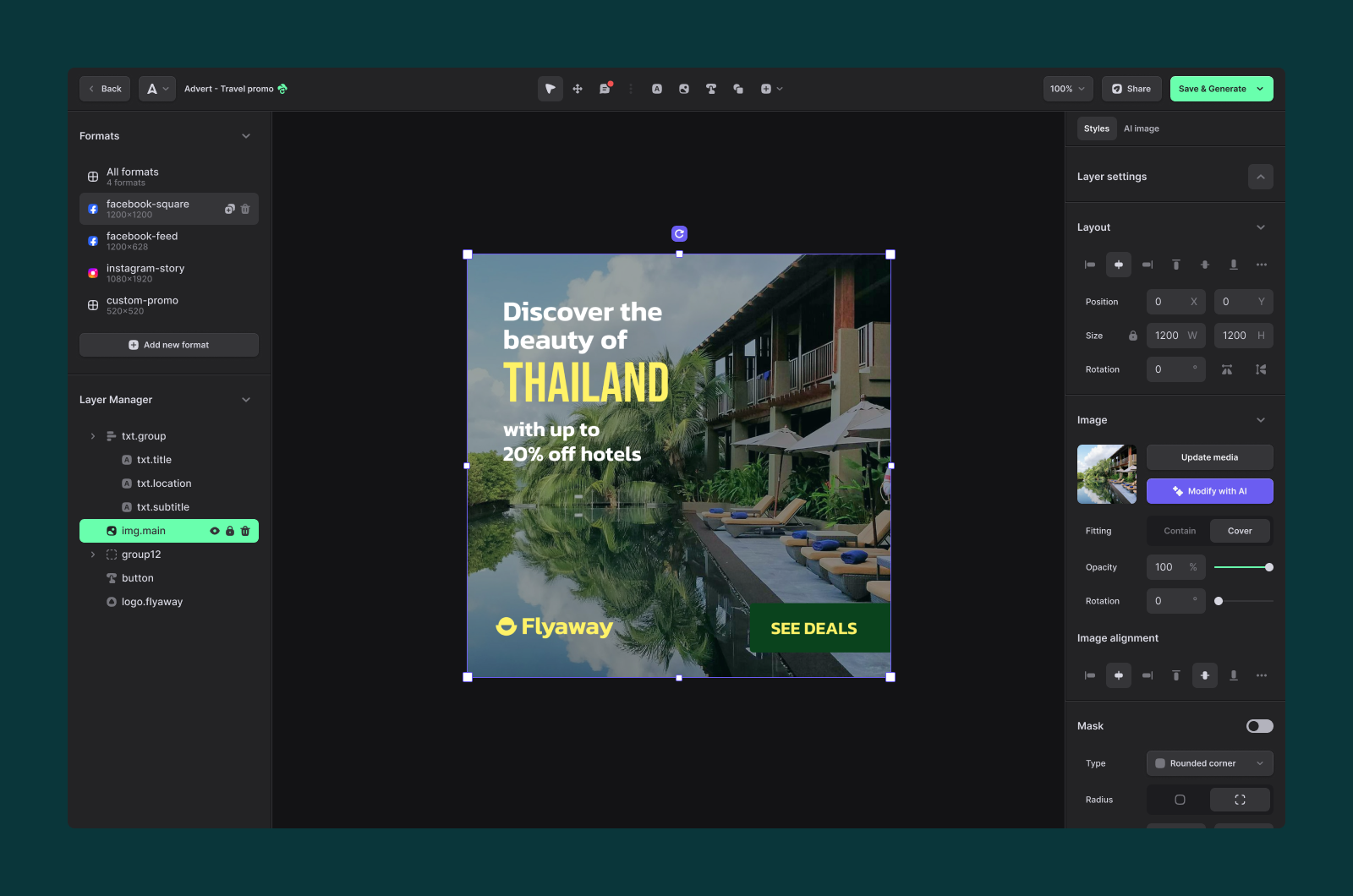 Abyssale Builder v3.0 abyssale ads banner maker builder clean creative automation design builder design editor editor