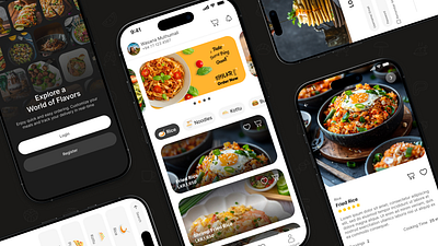 Spice It Up - Food Ordering App UI app figma food delivery ui ux