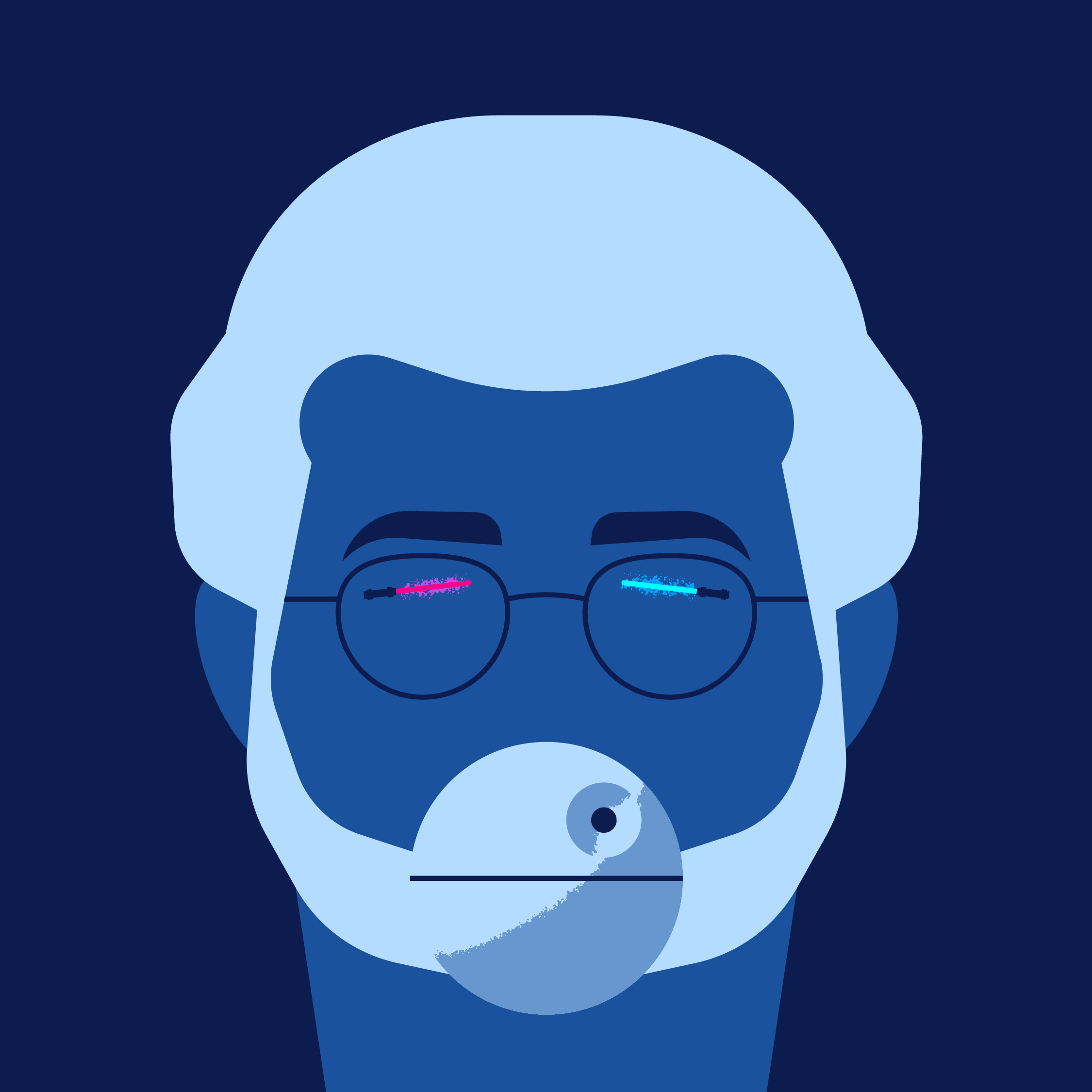 George Lucas conceptual conceptual illustration death star director editorial illustration george lucas illustration lightsaber movie portrait star wars