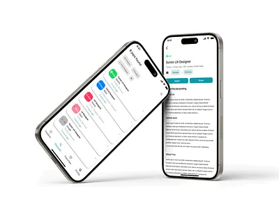 Daily UI #050 - Jop Listing app design ui uix101 ux uxui