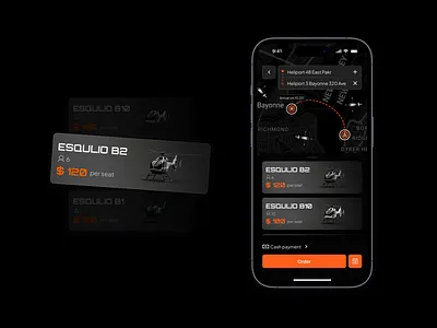 Air Taxi App | SkyCab | Helicopter Ride Booking airtaxi aviationtech darkmode flightbooking futureoftravel helicopterride innovation luxurytravel modernui navigationdesign ridesharing smartcities transportationapp traveltech uidesign urbanmobility uxdesign