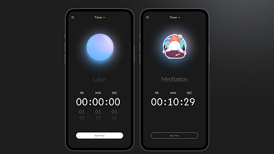 Personalised Timer 014 app dailyui design illustration timer ui ux