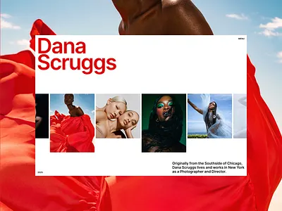 Photographer's Website – Homepage editorial grid layout photo photographer ui ui design ux ux design web web design website website design