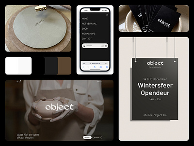 Complete Digital Strategy for a Ceramic Studio art website branding ceramic studio design logo responsive ui ux visual design web design website design