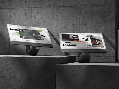 Dark Shadow Imac Mackups device free item free template imac imac mockup realistic uiux web design