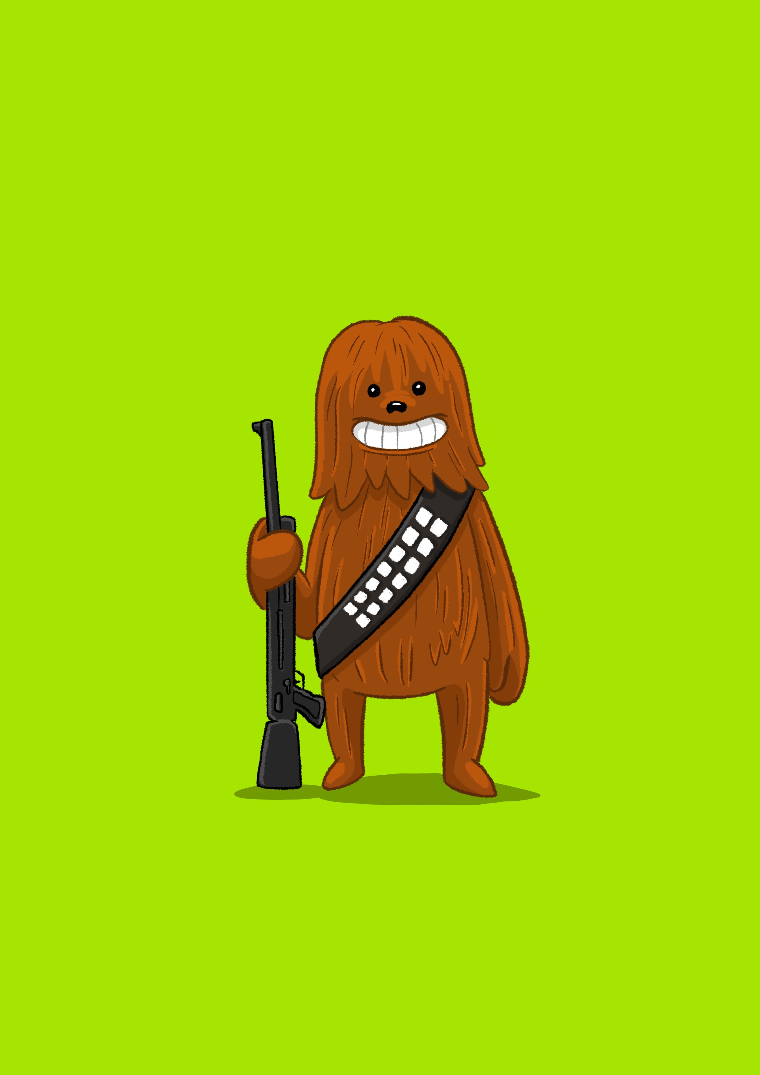 My Wookie Pal character chewbacca design friend illustration pal star starwars wars wookie