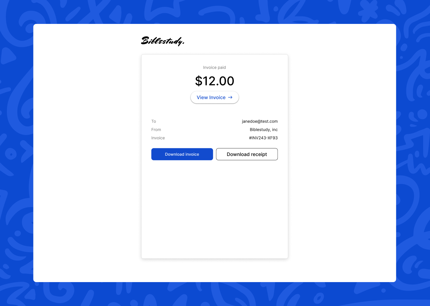 #DailyUI - Purchase Receipt dailyui purchase receipt web