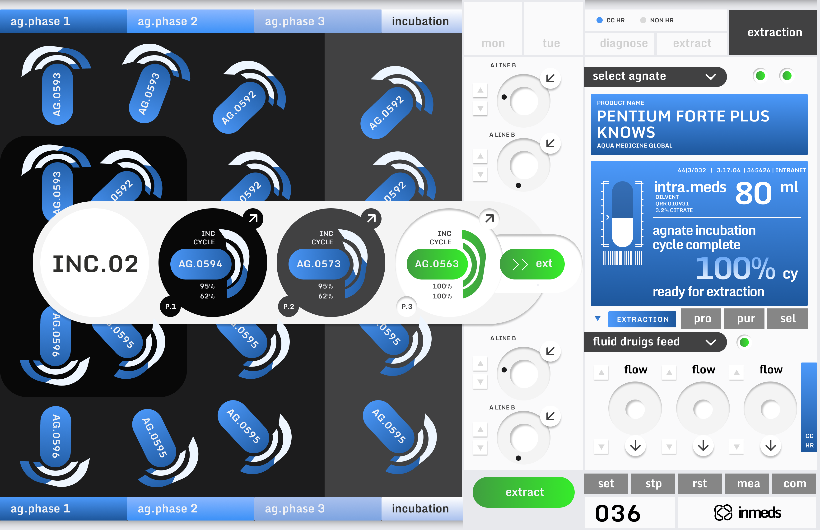 Medical dashboard design drug lab medical monitor science ui uidesign