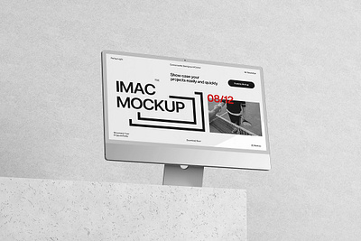 Realistic Scene Imac Mockups free template imac mockup free psd realistic ui design uiux web design