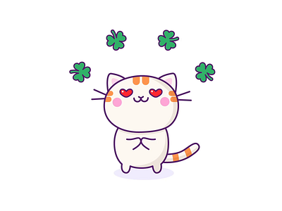 Happy St. Patrick's Day 🌈💰🍀 2d animation adorable animated loop animation cartoon cartoon character cartoon illustration character design clover cute cute illustration cuteart green illustration kawaii st patrick