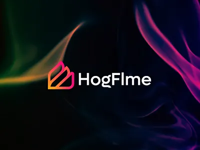 Flame Logo Design brand identity design energy fire flame home logo