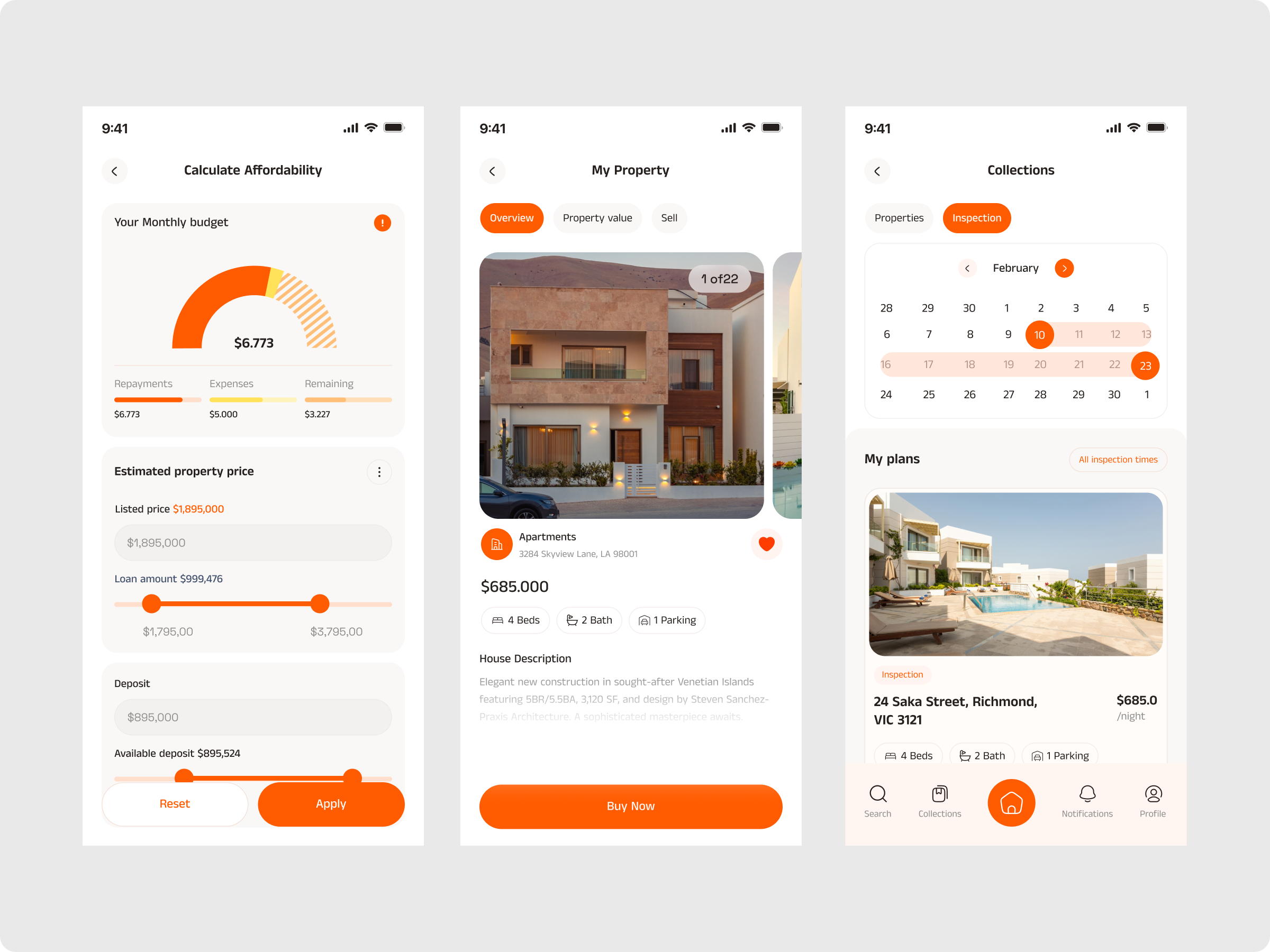 Example of Apartment Rent App