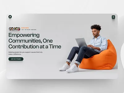 Community Empowerment Website framer design