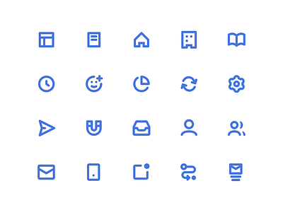 Ortto 16px icons 16px icon library icon pack icon set iconography icons