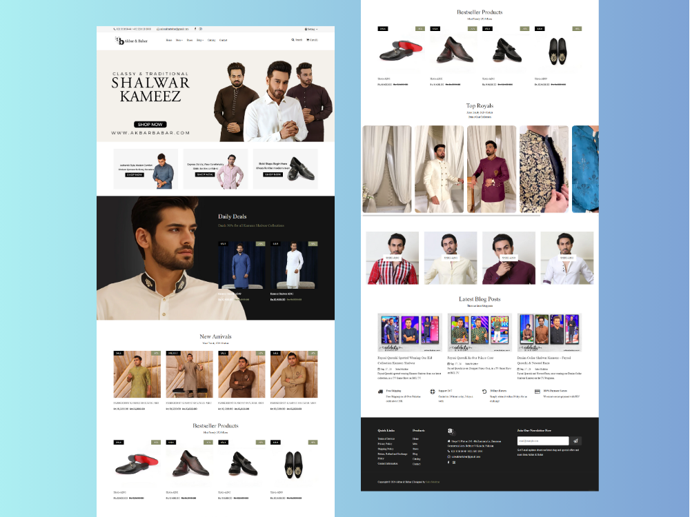 Example of High Converting Online E Commerce Store