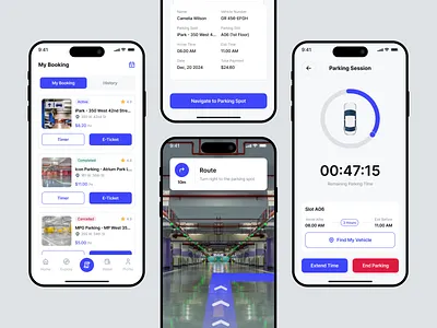 Car Parking Mobile App app app design application booking car app design driving gps ios ios app mobile mobile app design mobile app ui parking parking spot search parking space parking uiux ux vehicle