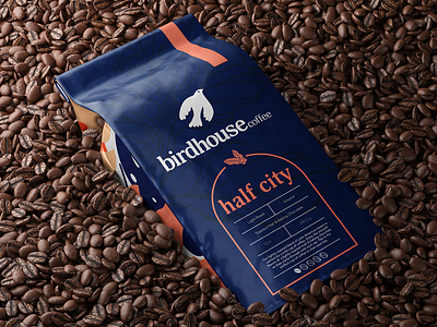Birdhouse Coffee Packaging advertisement branding coffee brand coffee logo coffee packaging graphic design logo packaging design