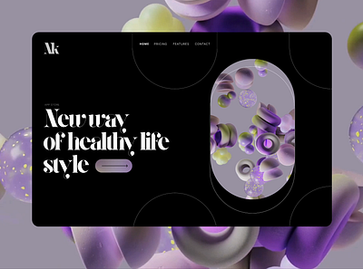 Landing page 3D animation 3d animation