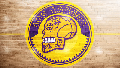 Los Lakers Branding basketball branding design graphic design illustration lakers logo los angeles nba sports typography