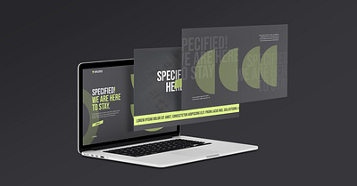 Specified - Branding / Logo / Website branding dark design logo minimal design minimalistic ui ux webdesign webpage website design