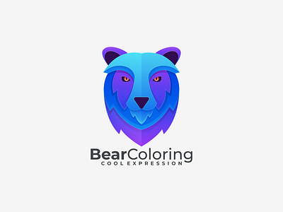 Bear Coloring app bear coloring branding design graphic design icon illustration logo ui ux vector