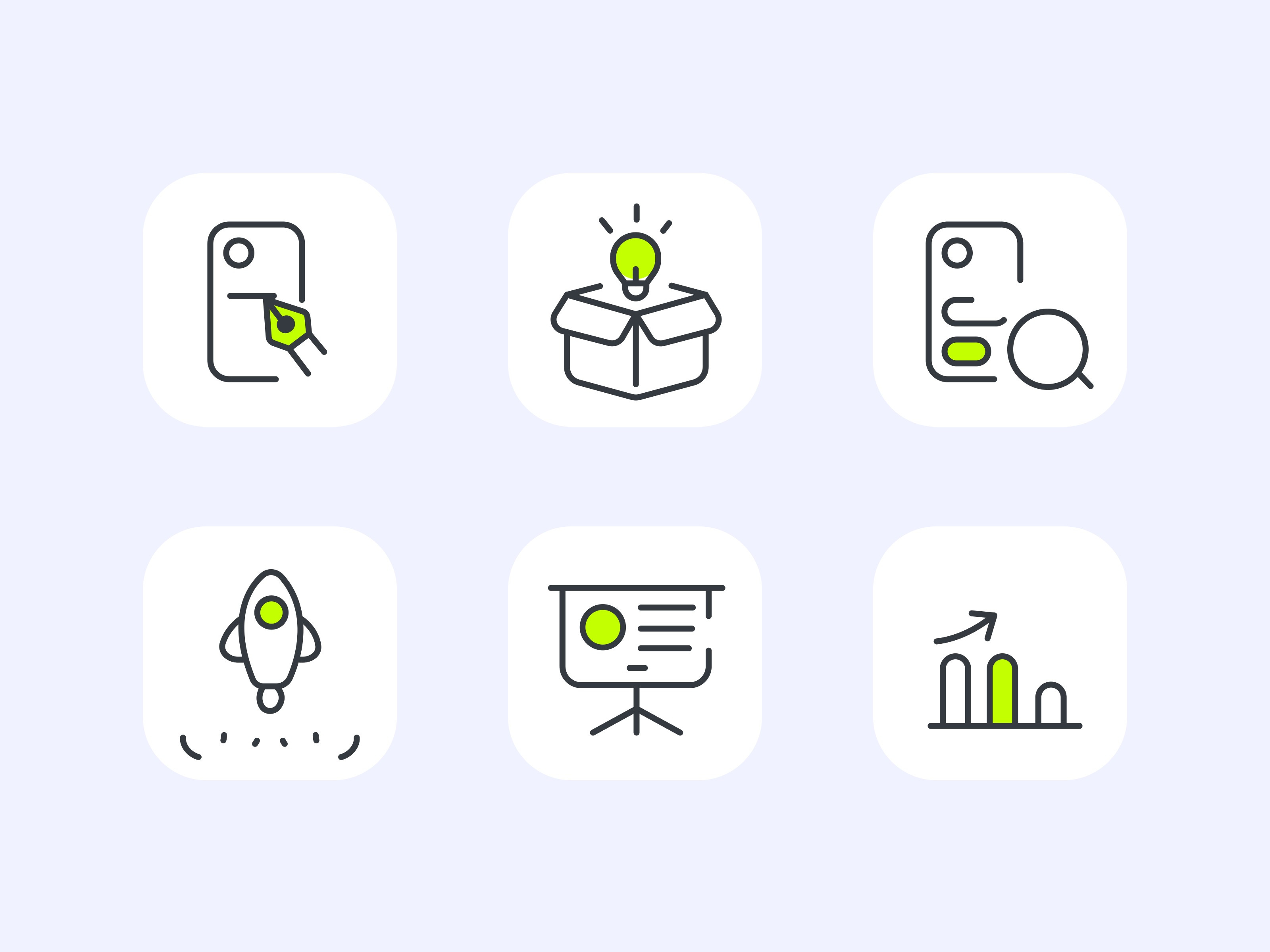 Icons - Interaction animation branding icons interaction motion graphics ui