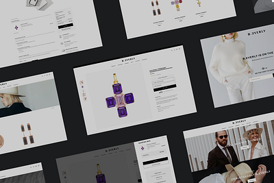 B-Everly Jewelers responsive design strategy ui ux design web design wireframe