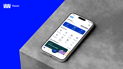 Flowix (Flow + Mix) E-Wallet Mobile App app e wallet e wallet mobile app mobile app
