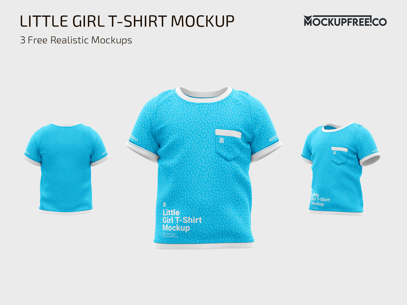Free Female T-Shirt Mockup PSD - Good Mockups