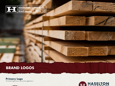 Brand Guidelines — Haselton Lumber Co. brand design brand guidelines branding design graphic design logo logo design