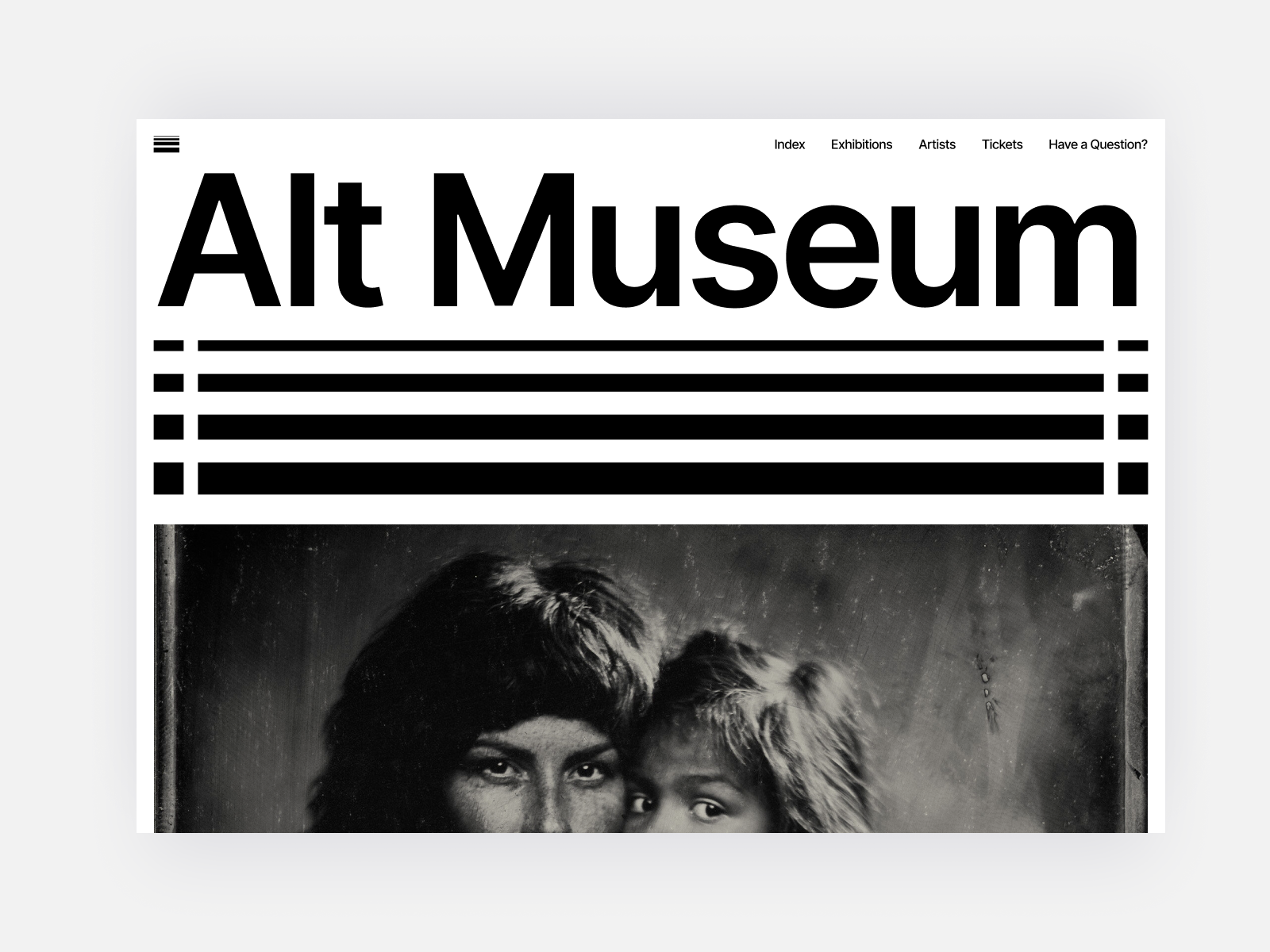 Alt Museum animation framer landing page light mode product design ui design user interface web design