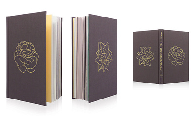 Tom Wudl "The Flowerbank World" Catalog book design graphic design print design