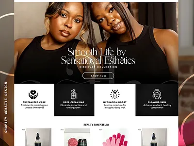 SMOOTH LIFE BY SENSATIONAL ESTHETICS SHOPIFY WEBSITE acuity scheduling beauty branding design digital marketing ecommerce ecommerce expert graphic design marketing minimalist responsive website shopify skin care sleek squarespace ui uiux web design website wix