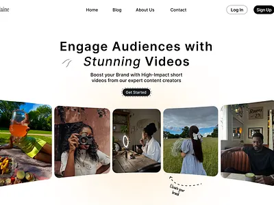 Social Website Hero Section design herosection inspo landingpage product uiux