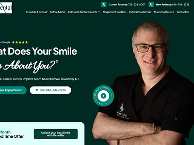 Dental Implants Dentist Web Design in NJ web design wordpress