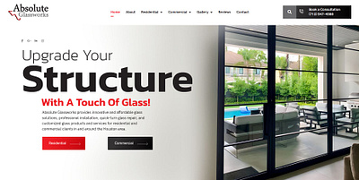 Glass Company Web Design web design wordpress