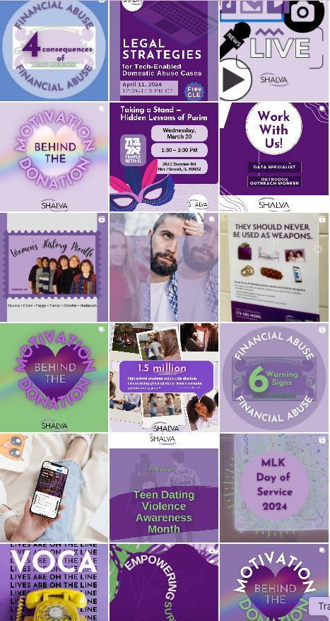 SHALVA social media content graphic design motion graphics