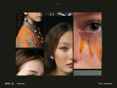 Machinations animation brand branding brutalist catelog fashion figma green luxury media minimal motion graphics photo photography tablet ui ui animation ux web women