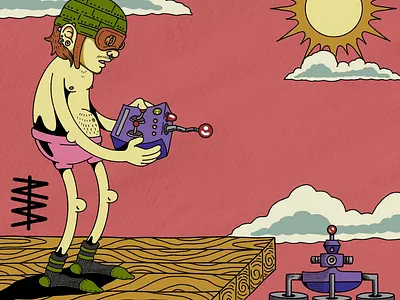 Drone animation motion graphics postapocalyptic scifi zombie