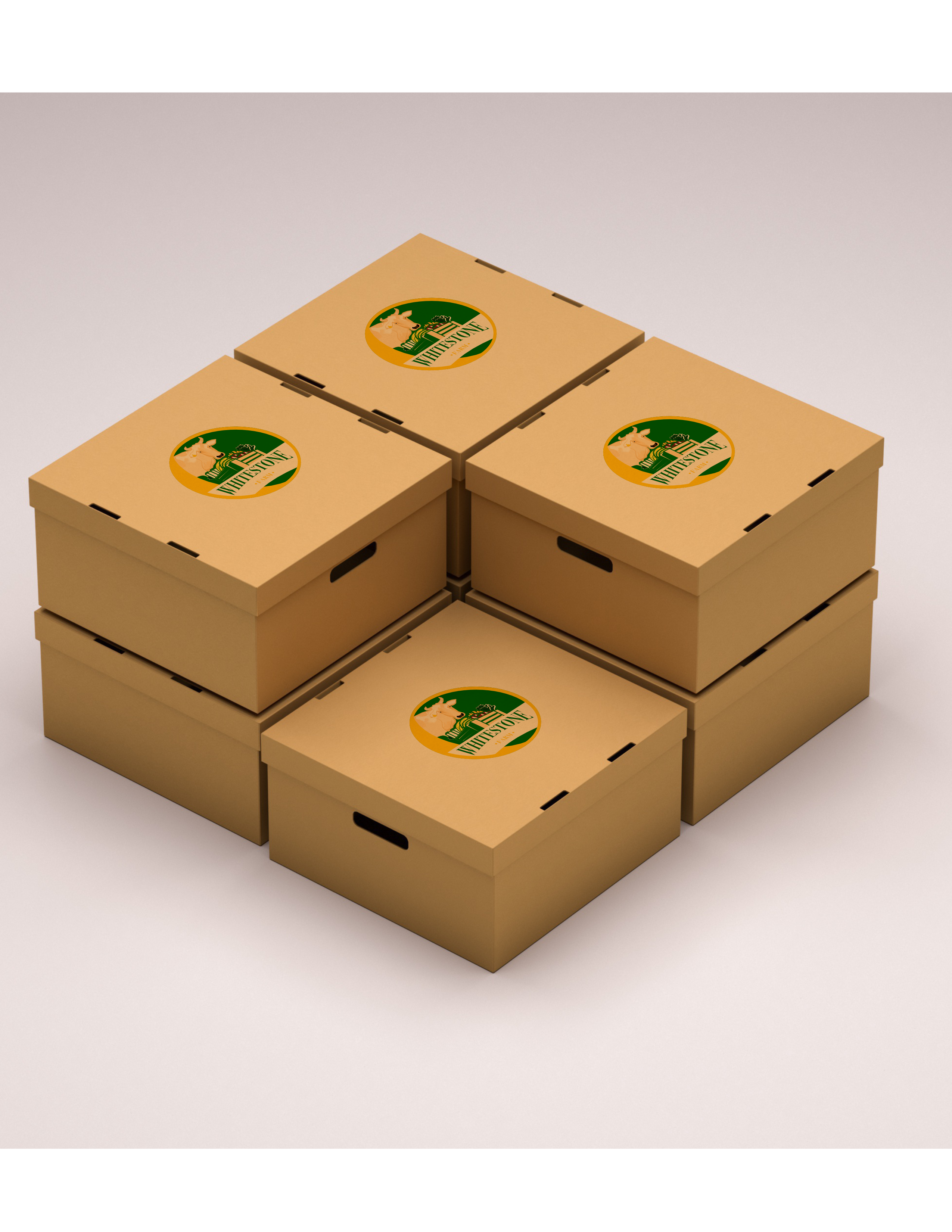 Whitestone Farm Logo agriculture farm produce logo logo logodesign product logo