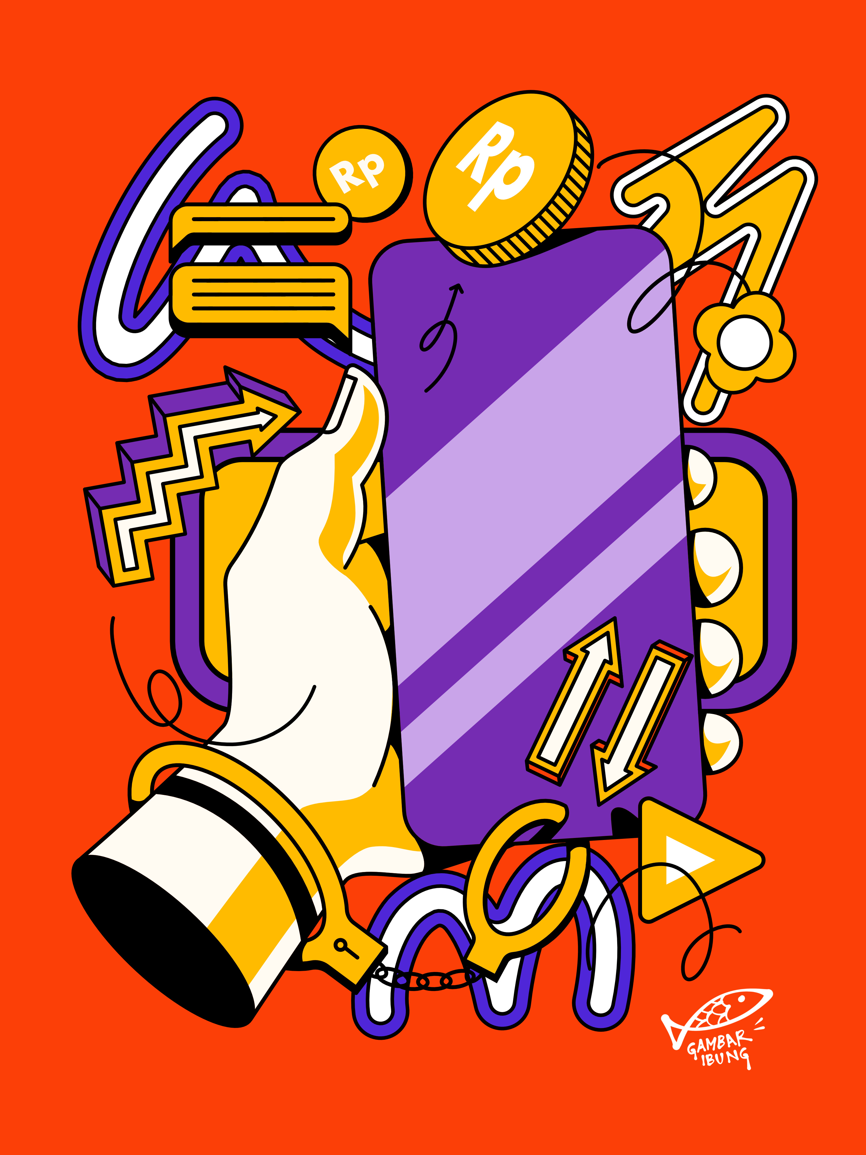 Example of Editorial Illustration